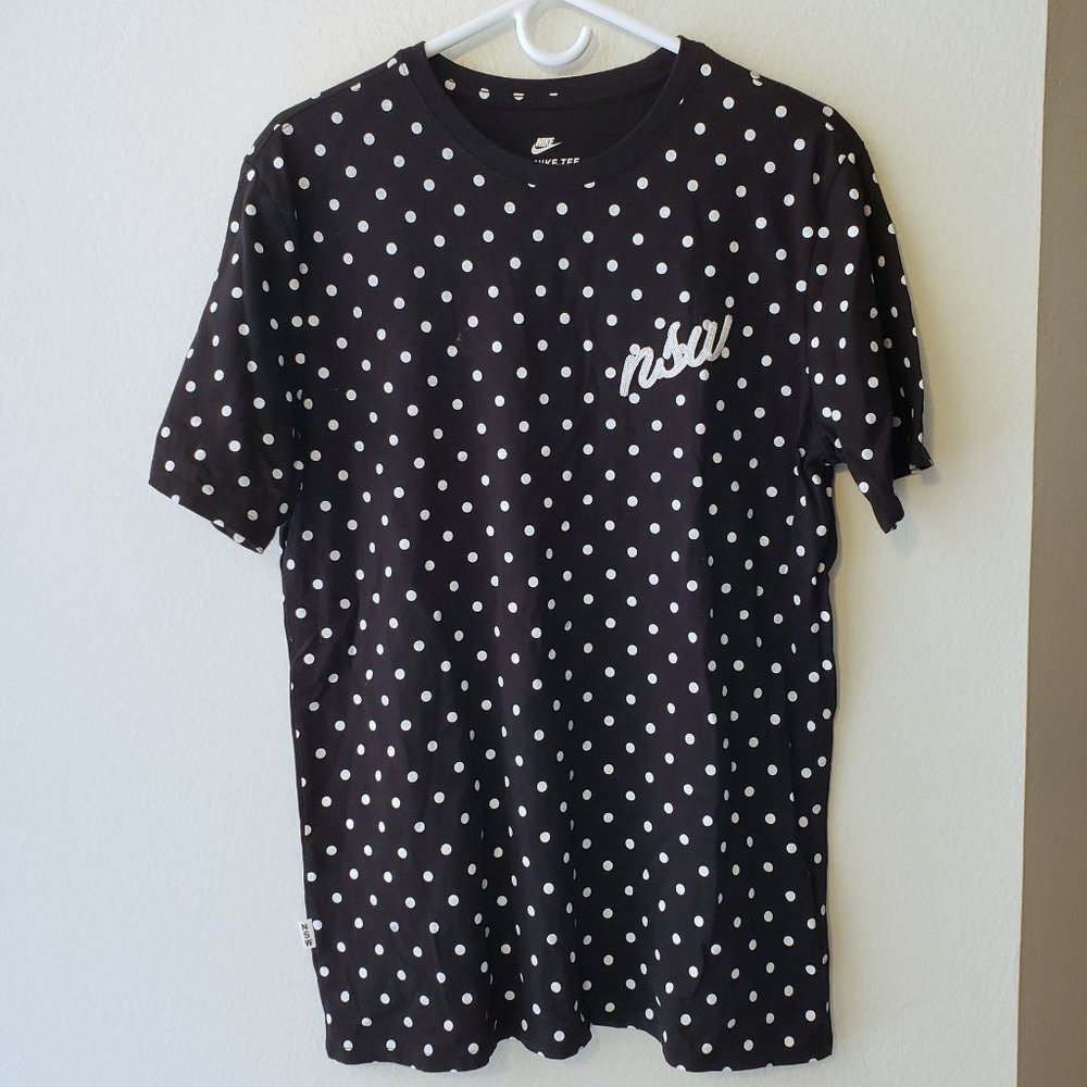 Nike Sportswear NSW T-Shirt Polka Dot Black White